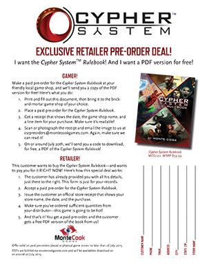 Cypher System Rulebook Pdf Download